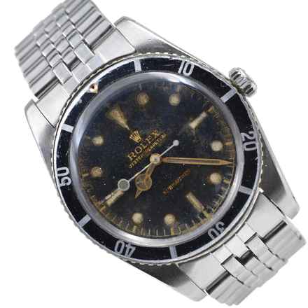  Rolex Submariner (No Date) 6536-1 “James Bond” gilt radium dial Full Set 1957’s </h1> 