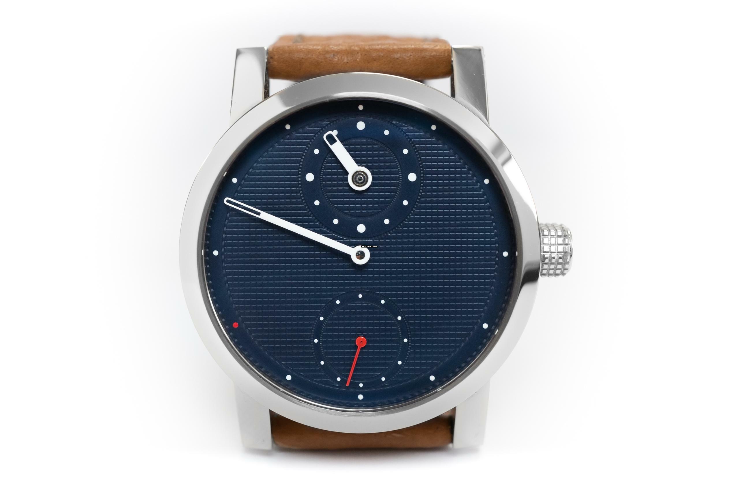 Clockwheels Uhrrad 01 Regulator Blue handmade