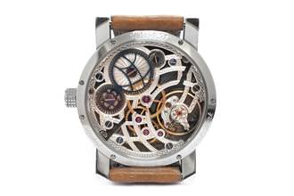 Thumbnail von Clockwheels Uhrrad 01 Regulator Blue handmade