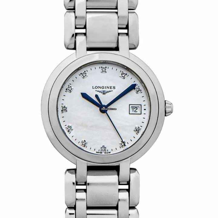  Longines PrimaLuna L81124876 - PrimaLuna Quartz White Mother of Pearl Dial Diamond Ladies Watch </h1> 