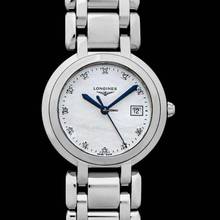 Thumbnail von Longines PrimaLuna L81124876 - PrimaLuna Quartz White Mother of Pearl Dial Diamond Ladies Watch </h1>