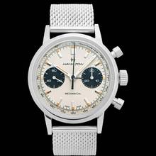 Thumbnail von Hamilton Intra-Matic H38429110 - American Classic Intra-Matic Chronograph Manual-winding White Dial Men's Watch </h1>