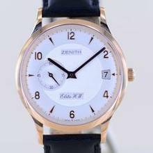 Thumbnail von Zenith Elite Class Elite 37 Gold 18K Klassiker Hadn Wind Date Dresswatch </h1>