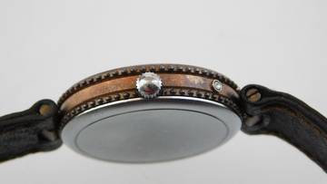 Thumbnail von Gérald Genta Gefica Lady Moonwatch Bronze 26 mm mit Mondphase und Kalender </h1>