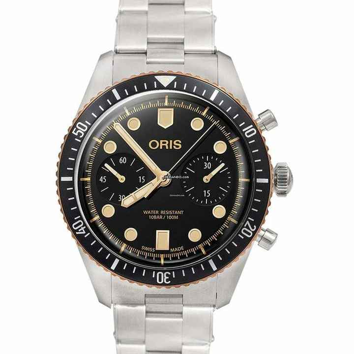  Oris Divers Sixty Five 01 771 7744 4354-07 8 21 18 - Divers Sixty-Five Chronograph Automatic Black Dial Mens Watc </h1> 
