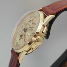 Thumbnail von Doxa Chronograph Calendar Moon 18k Gold Valjoux 730/88 </h1>