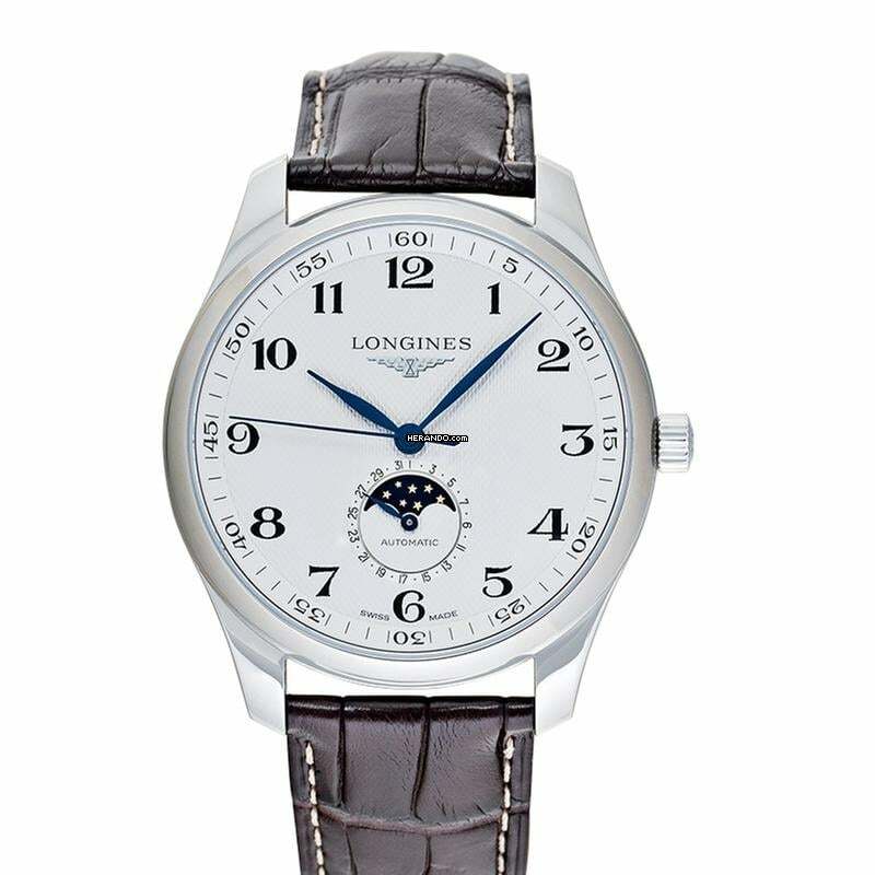 Longines Master Collection L29194783 - The Longines Master Collection Moonphase Automatic Silver Dial Men's Watch </h1>