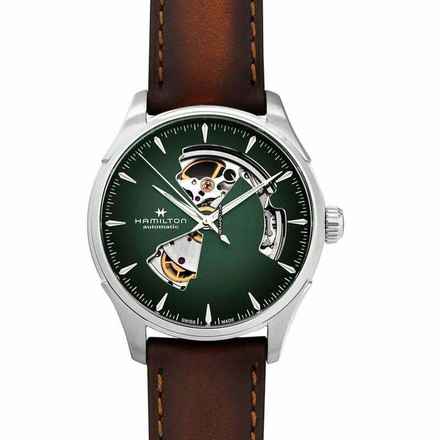  Hamilton Jazzmaster H32675560 - Jazzmaster Automatic Green Dial Stainless Steel Men's Watch </h1> 