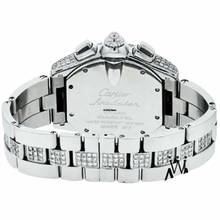 Thumbnail von Cartier Roadster Chronograph 2618 Automatic 42mm Steel ~5TCW DIAMOND Watch </h1>