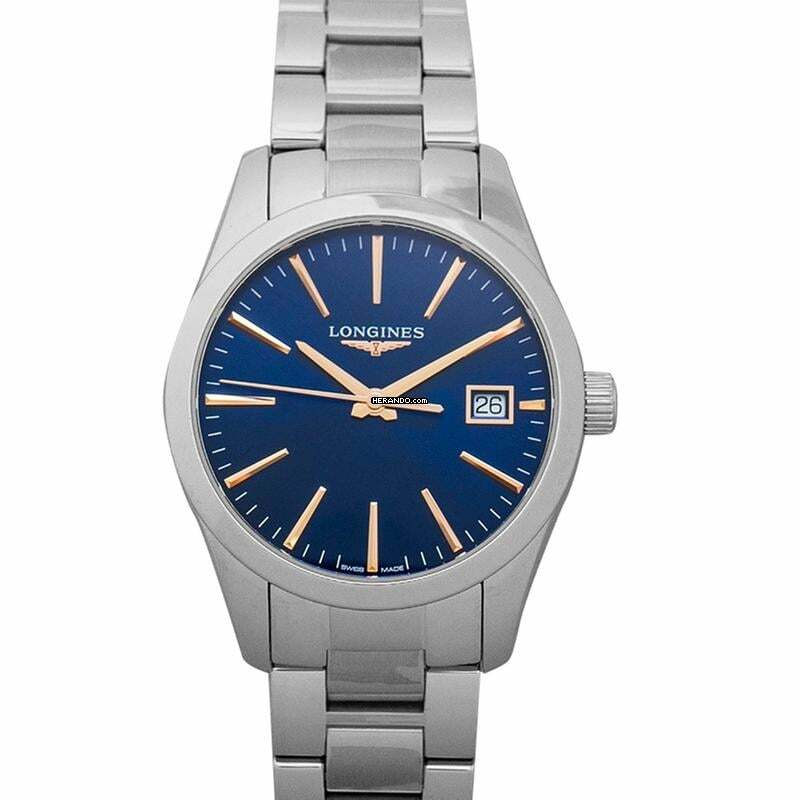 Longines Conquest Classic L23864926 - Conquest Classic Quartz Blue Dial Ladies Watch </h1>