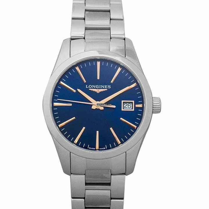  Longines Conquest Classic L23864926 - Conquest Classic Quartz Blue Dial Ladies Watch </h1> 