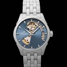 Thumbnail von Hamilton Jazzmaster Lady H32215140 - Jazzmaster Open Heart Lady Auto Stainless Steel Blue Dial Ladies Watch </h1>
