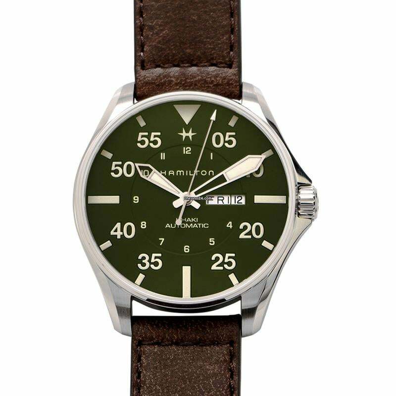 Hamilton Khaki Pilot H64735561 - Khaki Aviation Pilot Schott NYC - Limited Edition WATCH </h1>