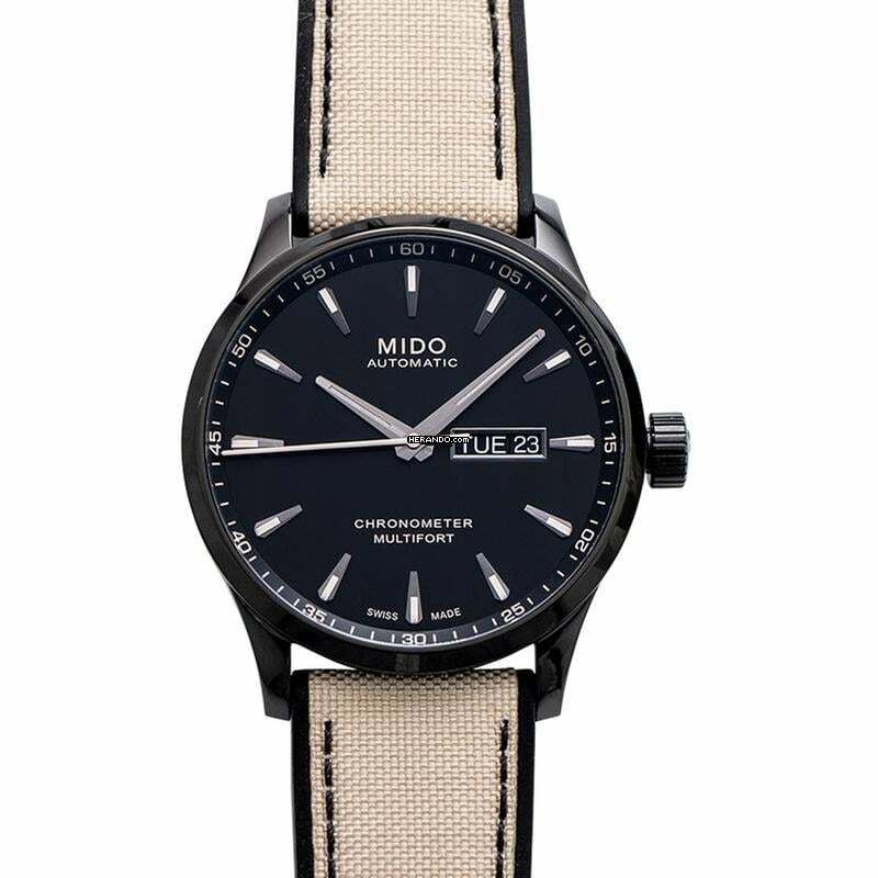  Mido Multifort M038.431.37.051.09 - Multifort Chronometer Automatic Black Dial Men's Watch </h1> 