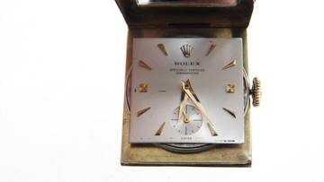 Thumbnail von Rolex Tank Squared Chronometer massiv Gelbgold Kaliber 1200 small second </h1>