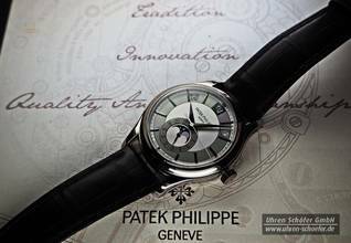 Thumbnail von Patek Philippe Jahreskalender & Mondphasen in Weißgold