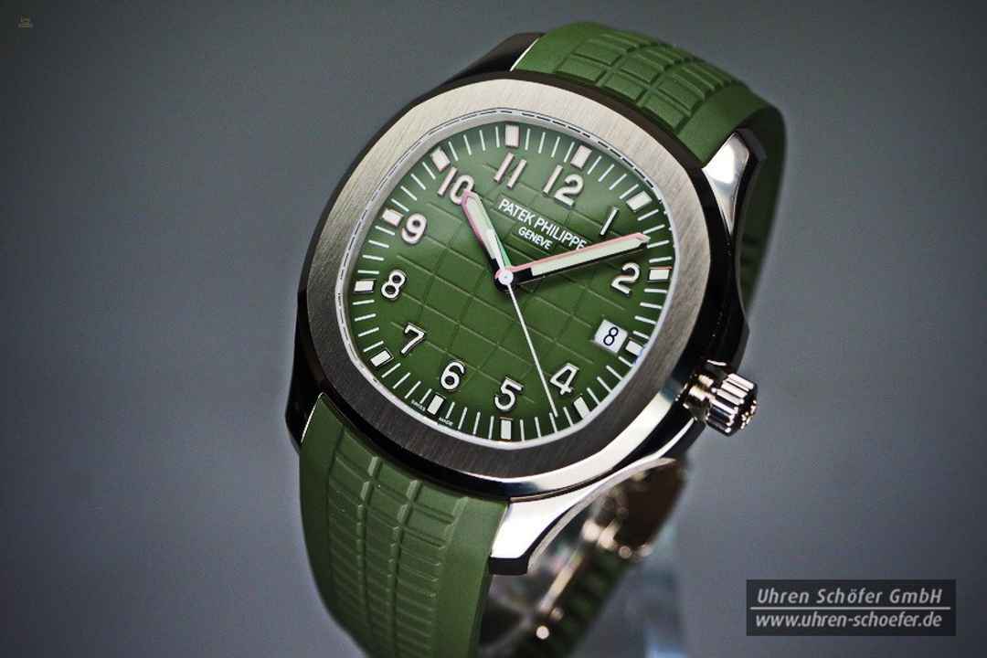 PATEK PHILIPPE AQUANAUT "Jumbo" Weißgold & Khaki