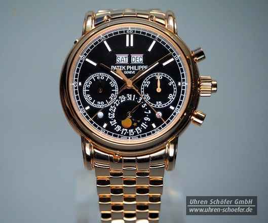 PATEK PHILIPPE Schleppzeiger-Chronograph & Ewiger Kalender
