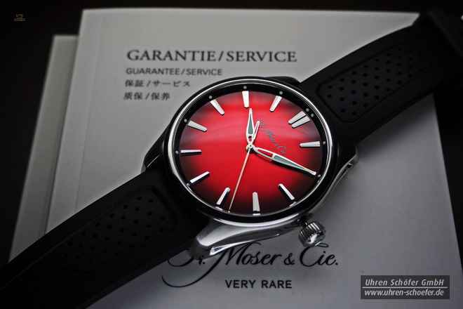 H.Moser & Cie. "PIONEER" in Edelstahl 