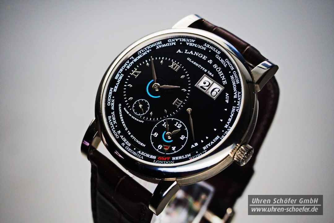 A.LANGE & SÖHNE "LANGE 1 Zeitzone" Weißgold
