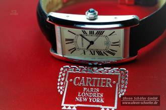 Thumbnail von Cartier TANK AMERICAINE Weißgold, grosses Modell
