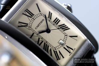 Thumbnail von Cartier TANK AMERICAINE Weißgold, grosses Modell