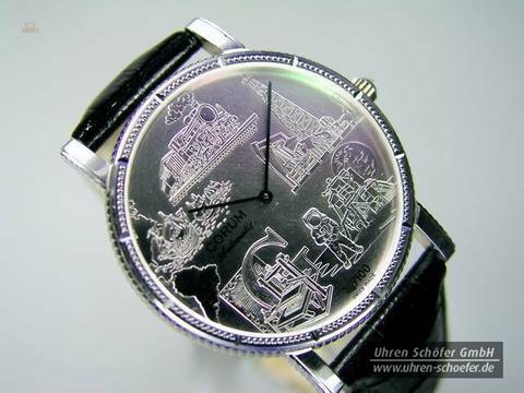 CORUM Münzuhr zur Jahrtausenwende, Weißgold, Automatik