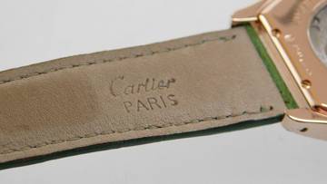 Thumbnail von Cartier Tortue 18 Karat Rosegold Tortue XL Herrenuhr Handaufzug mit original Brillant Besatz 34 x 43 mm </h1>