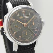 Thumbnail von Marvin Military WW2 Chronograph Vollkalender Vintage Valjoux 72c very rare </h1>