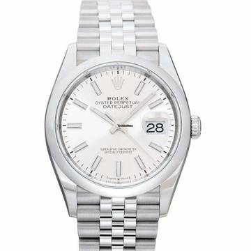  Rolex Datejust 36 126200-0001 - Datejust Automatic Silver-tone Dial Stainless Steel Unisex Watch </h1> 