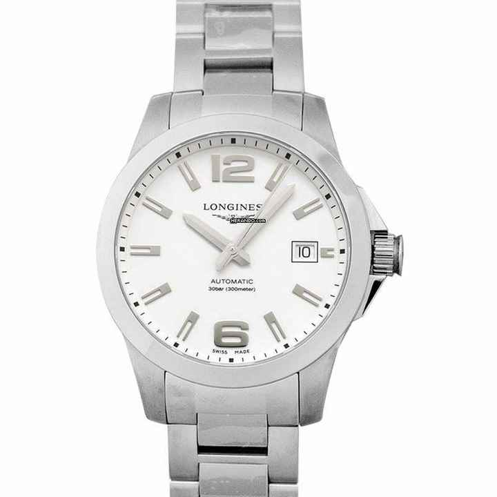  Longines Conquest L37764166 - Conquest Automatic White Dial Men's Watch </h1> 