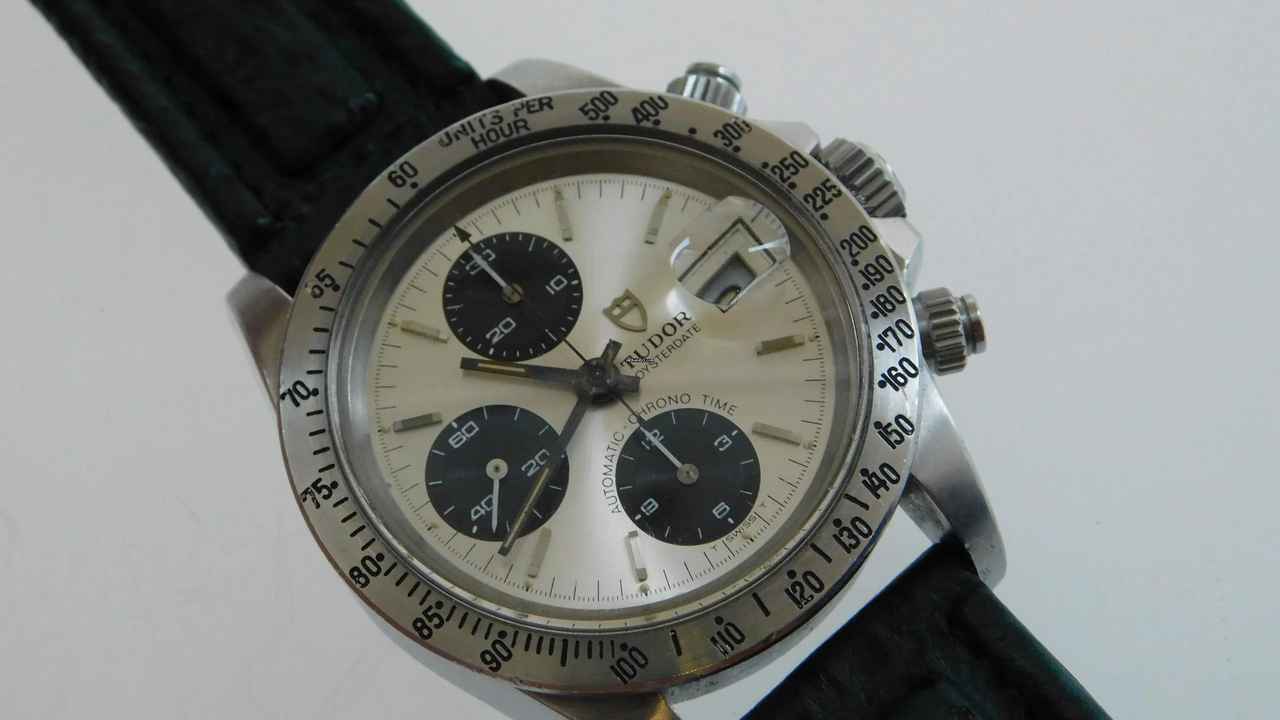  Tudor Big Block Oysterdate Prince Chronograph all Rolex Parts unpoliert mit original Box v 1979 </h1> 