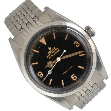  Rolex Explorer 6150 Precision Galvanic gilt radium dial very rare 1953’s </h1> 