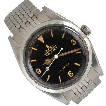  Rolex Explorer 6150 Precision Galvanic gilt radium dial very rare 1953’s </h1> 