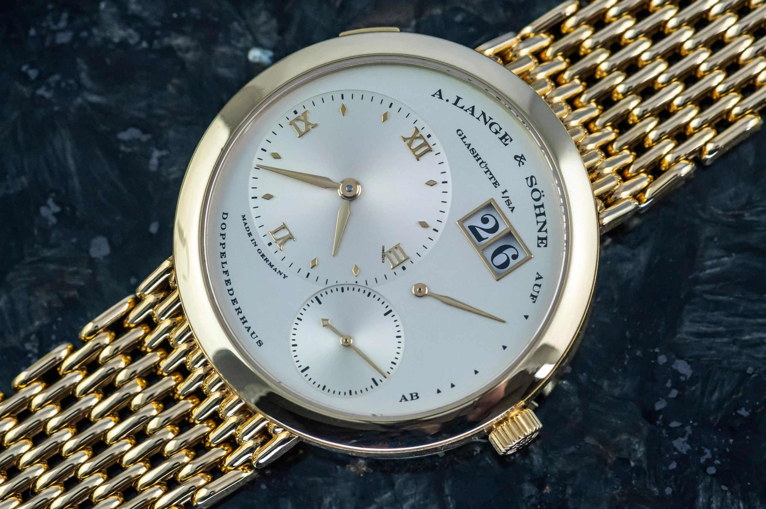  A. Lange & Söhne Lange 1 151.021 | 18k Yellowgold | orig. Goldbracelet | Caliber L901.0 