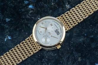 Thumbnail von A. Lange & Söhne Lange 1 151.021 | 18k Yellowgold | orig. Goldbracelet | Caliber L901.0