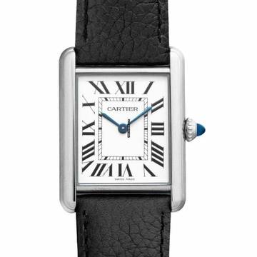  Cartier Tank WSTA0041 - Tank Quartz Silver Dial Stainless Steel Ladies Watch </h1> 