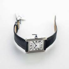 Thumbnail von Cartier Tank WSTA0041 - Tank Quartz Silver Dial Stainless Steel Ladies Watch </h1>