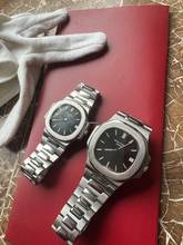 Thumbnail von Patek Philippe Nautilus 3800/1 Nautilus Stahl Blue Box + Papiere aus Erstbesitz Wempe 1995-Verfügbar Full-Set-Aus 1 Besitz ! Unpoliert !!!
