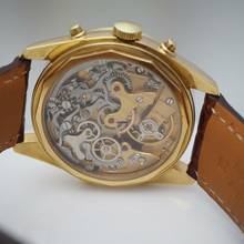 Thumbnail von Breitling AC Cobra Chronograph Calendar Moon Valjoux 726 Gold 18k/750 very rare </h1>