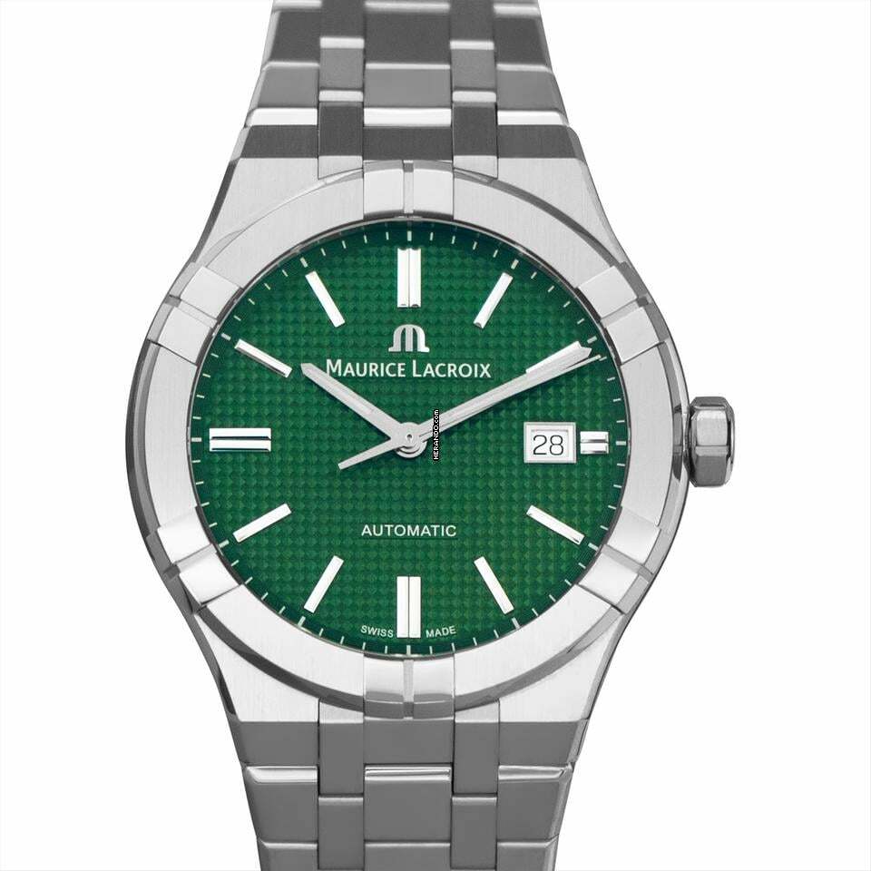  Maurice Lacroix AIKON AI6008-SS00F-630-D - Aikon Automatic Green Dial Stainless Steel Men's Watch </h1> 