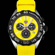 Thumbnail von TAG Heuer Formula 1 Quarz CAZ101AM.FT8054 - Formula 1 Quartz Yellow Dial Stainless Steel Men's Watch </h1>