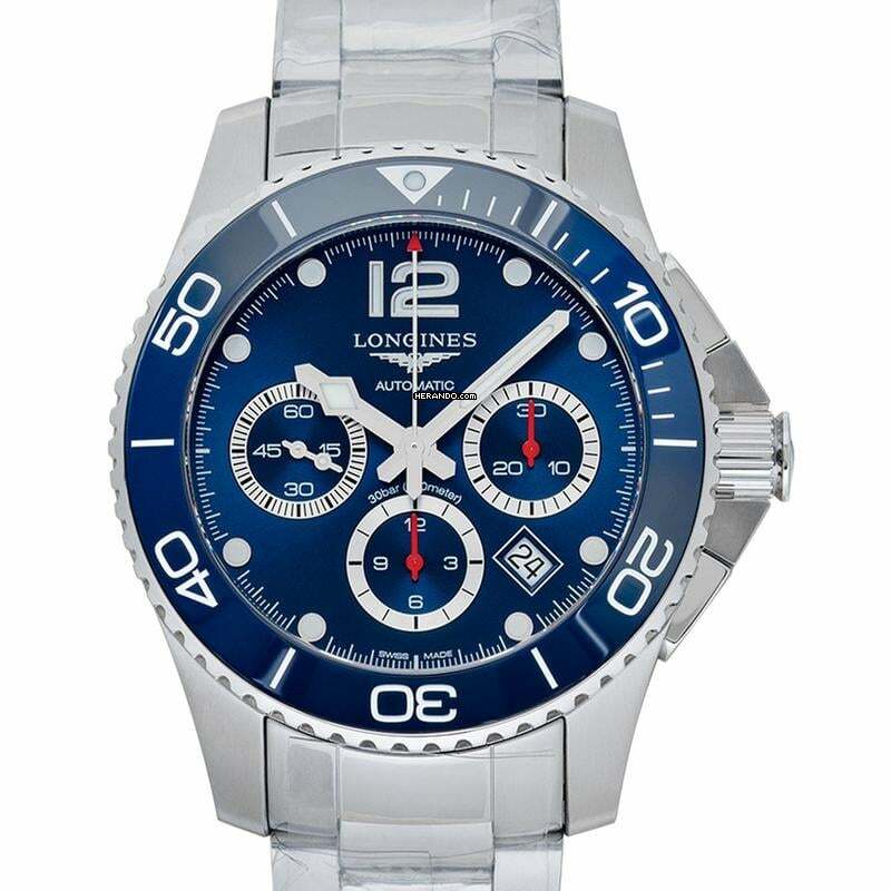 Longines HydroConquest L38834966 - HydroConquest Automatic Blue Dial Chronograph Men's Watch </h1>