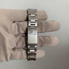 Thumbnail von Rolex Air King 5500 Oyster Perpetual silver dial Full Set 1982’s </h1>