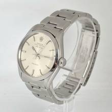 Thumbnail von Rolex Air King 5500 Oyster Perpetual silver dial Full Set 1982’s </h1>