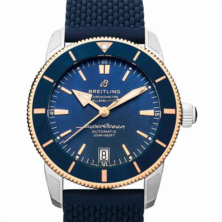  Breitling Superocean UB2010161C1S1 - Superocean Automatic Blue Dial Stainless Steel Men's Watch </h1> 