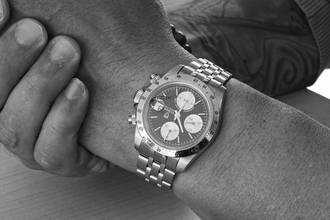 Thumbnail von Tudor Prince Date Chonograph 79280 Newman Dial mit Box & Papieren </h1>