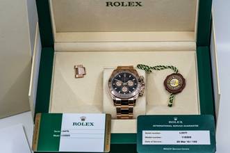 Thumbnail von Rolex Daytona 116505 | black dial | Full Set 2015 CC100 | Rolex Service 2019