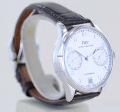 Thumbnail von IWC Portugieser Automatik Platinum Limited silver Dial 7-Tage Werk Automatik 42mm rar </h1>