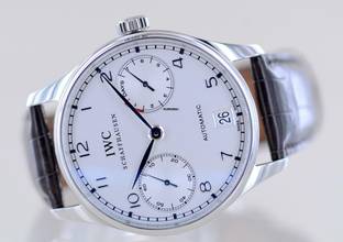 Thumbnail von IWC Portugieser Automatik Platinum Limited silver Dial 7-Tage Werk Automatik 42mm rar </h1>
